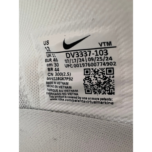 Nike Air Max Dn White Photon Dust Metallic Silver DV3337 103 Men Size 12. main image 9